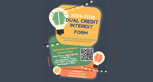  Dual Credit Interest 2024-2025